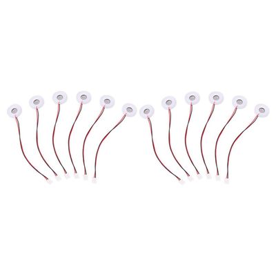 Healvian Terrarium Fogger Replacement Parts, 12-Pack 16 mm Silicone and Aluminum Alloy Atomizer Discs, Random Color