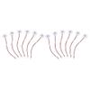 Healvian Terrarium Fogger Replacement Parts, 12-Pack 16 mm Silicone and Aluminum Alloy Atomizer Discs, Random Color view 1