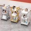 3-Tier Rolling Cart with Wheels for Spas and Salons (B) view 4