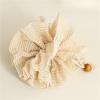 Shower Sponge Body Wash Mesh Loofah, Beige, 3-Pack view 3