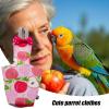 Reusable Parrot Diaper, Breathable Soft Bird Diaper with Waterproof Inner Layer for Cockatiels view 2