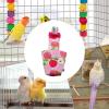 Reusable Parrot Diaper, Breathable Soft Bird Diaper with Waterproof Inner Layer for Cockatiels view 4