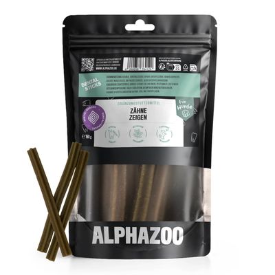 alphazoo Zähne Zeigen Dental Sticks for Dogs, Anti-Plaque, 7 pcs, 160 g