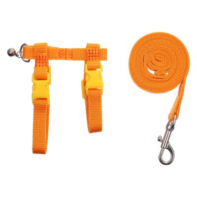 Fabric Small Animal Harness, 2-Piece Leash Set for Rabbits