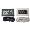 Digital Thermometer with Stainless Steel Probe, Black, 2 m view 2