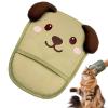 Cat Grooming Glove, Cute Dog Shape, Soft and Reusable view 1