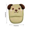 Cat Grooming Glove, Cute Dog Shape, Soft and Reusable view 4
