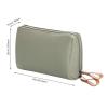 Small Makeup Bag for Purse, Travel Cosmetic Organizer, Green, One Size view 3