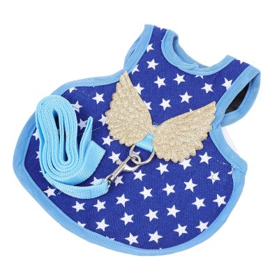CRAFTHROU Adjustable Chicken Harness with Breathable Polyester Leash for Outdoor Walks