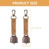 Yardwe Vintage-Style Camping Bells, 2-Piece Iron Set view 2