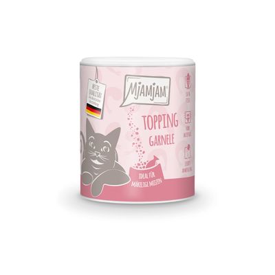 MjAMjAM Premium Cat Food Topper – Shrimp, 1-Pack (1 x 40 g)
