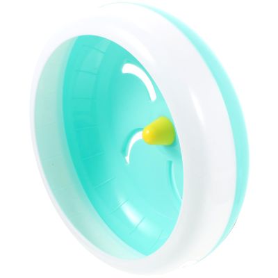 Veemoon 18 cm Plastic Exercise Wheel for Hamsters and Mice with Mount, Quiet, Blue, Random Color