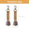 MERRYHAPY 2-Pack Iron Camping Bells, Gentle Sound, Vintage Style, for Dogs and Sheep view 2