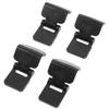 LALAFINA 4-Pc Black Plastic Turtle Terrarium Locks view 1