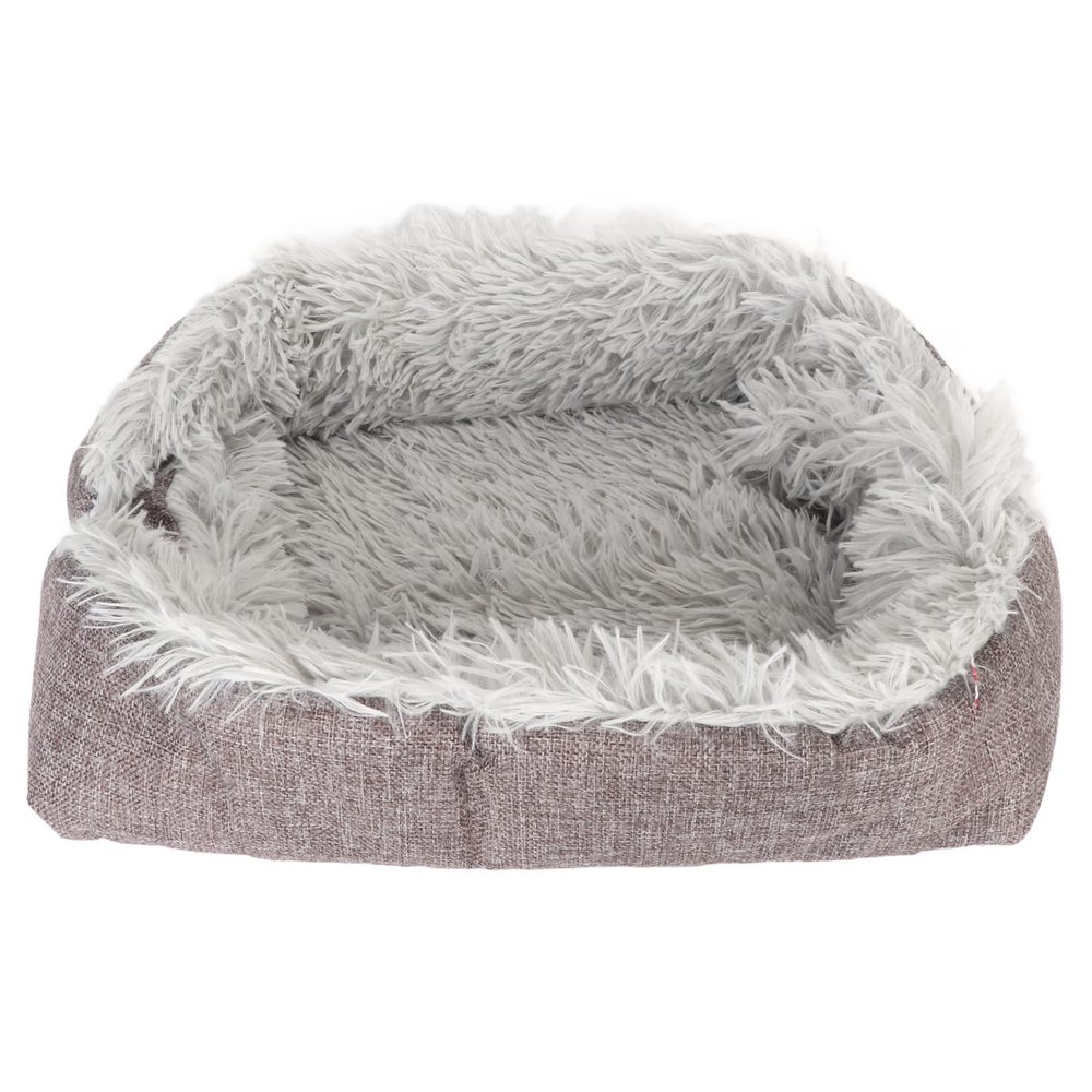 Vistreck Portable Plush Pet Car Bed for Small Cats and Puppies, Washable