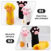BIUDECO 3-Pack Silicone Cat Paw-Shaped Cuticle Nipper Covers view 3