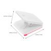 CHILDWEET Self-Adhesive White Plastic Clips with Hooks view 2