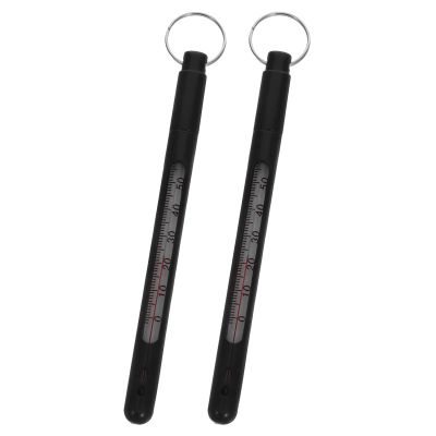 WRITWAA Fish Water Temperature Thermometer, 2-Pack, Weather-Resistant with Hooks