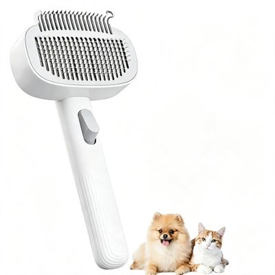 2-in-1 Self-Cleaning Undercoat Brush for Cats and Dogs
