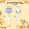 2-in-1 Self-Cleaning Undercoat Brush for Cats and Dogs view 2