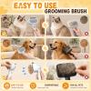 2-in-1 Self-Cleaning Undercoat Brush for Cats and Dogs view 4