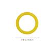 AKOOSY Yellow EVA Outdoor Dog Toy, Lightweight Tug Ring view 2