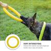 AKOOSY Yellow EVA Outdoor Dog Toy, Lightweight Tug Ring view 3