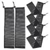 AMUSLESUR 6-Pack Nylon Bird Feeder Bags with Drawstrings, Black view 1