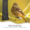 AMUSLESUR 6-Pack Nylon Bird Feeder Bags with Drawstrings, Black view 3