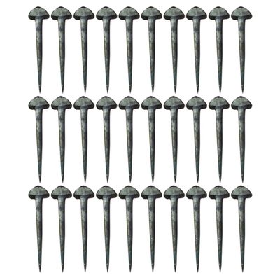 YOSADIER Iron Horseshoe Nails, 50 Pieces, Precisely Made