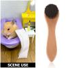 Hamster Grooming Brush with Wooden Handle, Soft Bristles view 3