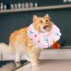 Uonlytech Adjustable Cotton Recovery Collar for Cats After Surgery with Seam Pattern Design view 4