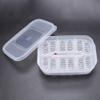 Hidyliu Transparent Reptile Incubation Box for Safe Hatching of Geckos, Snakes and Lizards, 6.50 x 4.33 x 2.05 in, Plastic, 1 Unit view 3