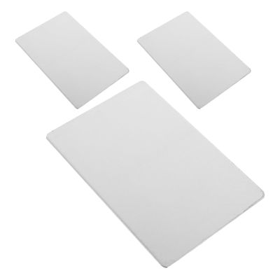 MOBUTOFU Cooling Plates for Rabbits and Hamsters, 3-Piece Stainless Steel Set