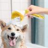 Dog Bath Brush, Soft Silicone Shower Brush with Long Handle view 2