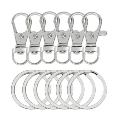 Zinc Alloy Buckle Key Rings for DIY