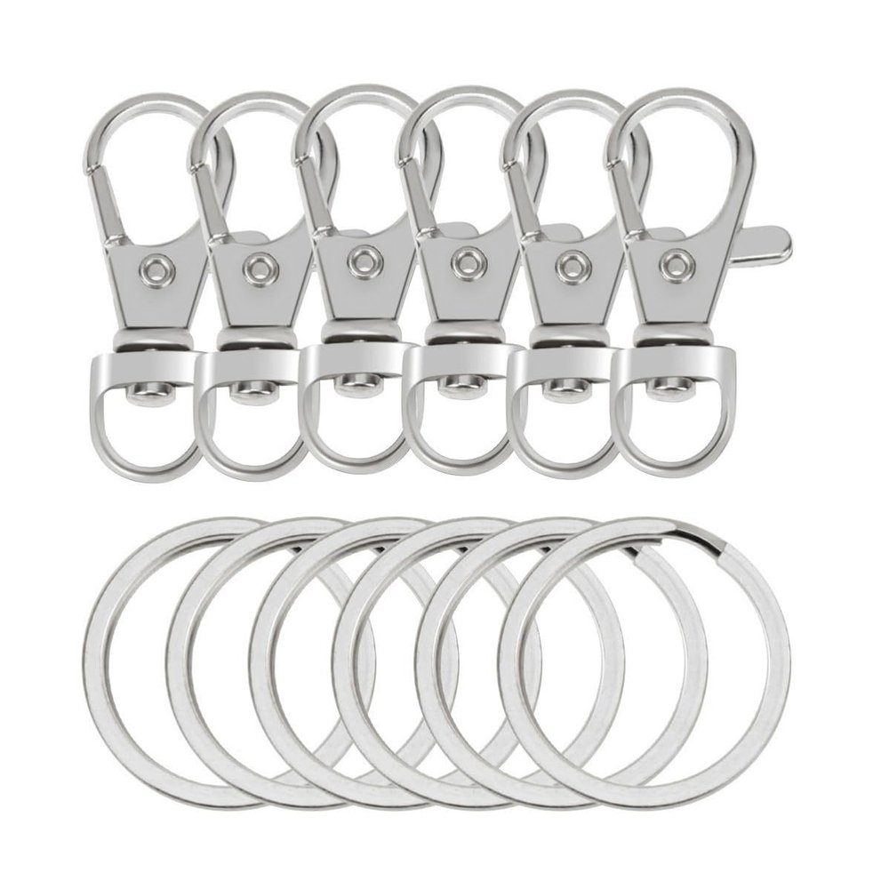 Zinc Alloy Buckle Key Rings for DIY