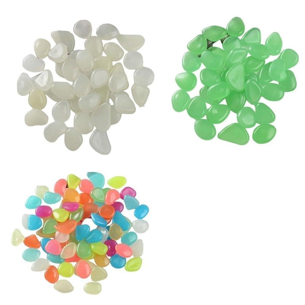 BlesConi High-Brightness Glow Stones, 100 Pieces, for Aquariums