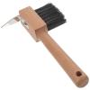 Ciieeo Stainless Steel Hoof Care Brush with Wooden Handle for Horses and Camels view 1