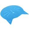 Cat-Shaped PVC Feeding Mat, Non-Slip, Blue view 1