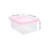 Transparent Plastic Reptile Boxes, 2-Pack, with Ventilation and Visibility view 2