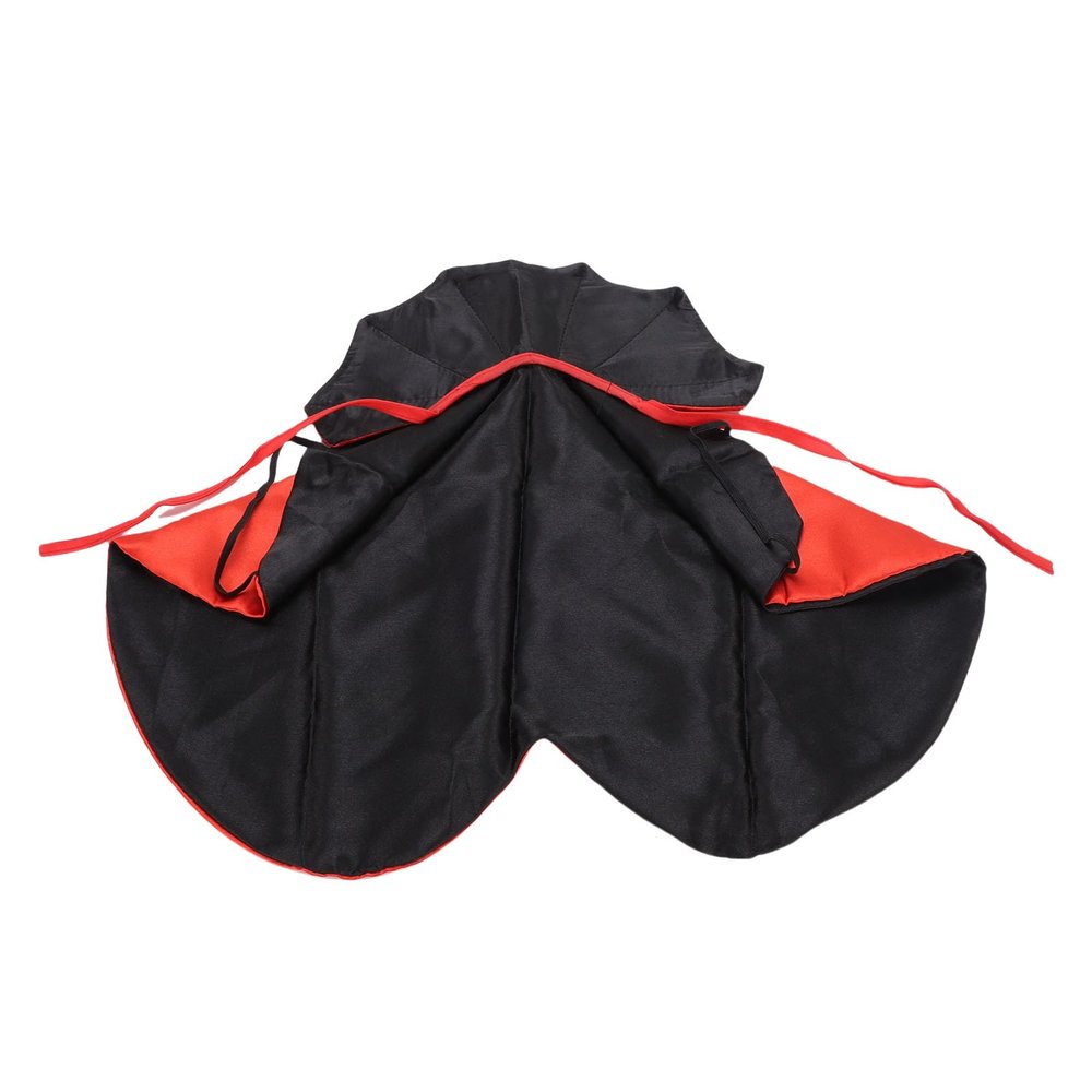 AMONIDA Reversible Pet Costume Cape, Red and Black
