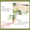TOMETURE Elegant Lightweight Artificial Flower Dog Collar with Adjustable Ribbon for Weddings and Other Occasions view 4