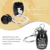 HOMSFOU Stainless Steel Pet Urn Keychain for Ash Keepsakes view 3