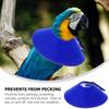 IDEANATEGRATE Blue Microfiber Leather Parrot Collar, Breathable view 3
