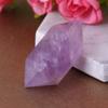 Culnflun 24 g Natural Amethyst Crystal Column, 4.5 cm, Purple, Double-Terminated Quartz Stone view 3