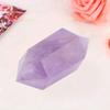 Culnflun 24 g Natural Amethyst Crystal Column, 4.5 cm, Purple, Double-Terminated Quartz Stone view 4