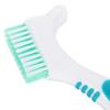 OSALADI ABS Turtle Shell Cleaning Brush Set, 3 Pieces, Dense Bristles, Light Green view 3