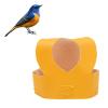 Keenso Bird Harness with Leash, Adjustable Faux Leather Vest with Elastic Rope and Handle, for Small Birds (S) view 2