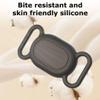 Silicone Collar Holder for Xiaomi/Smart Tag, Waterproof Anti-Loss Cover for Dogs and Cats (Black) view 3